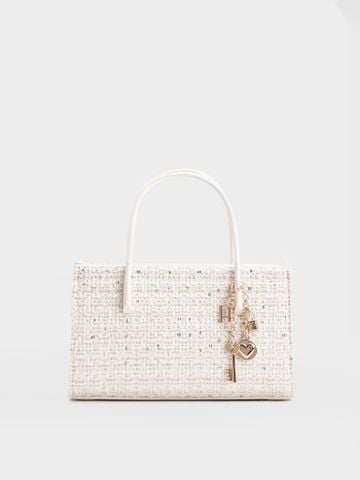 TXT Phủ Màu Tag Vuông Sz 21 - Trắng Tweed