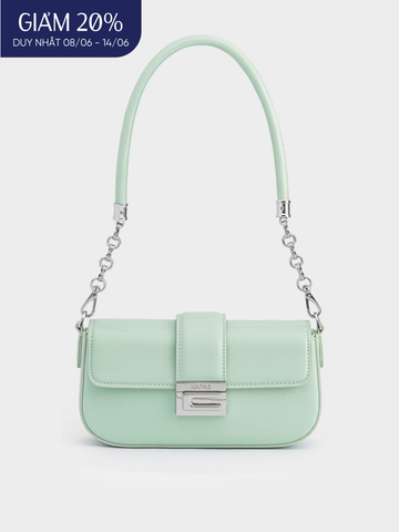 Túi Đeo Vai Đai Ngang C Chic Size 21 - Xanh Mint