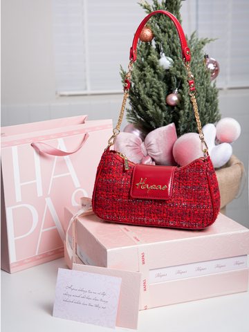 TDV Logo Cách Điệu Monet Sz 24 - Đỏ Tweed