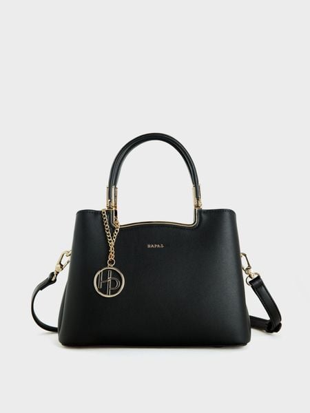 Túi Xách Tay Da Mịn Tag G Size 24 - Đen