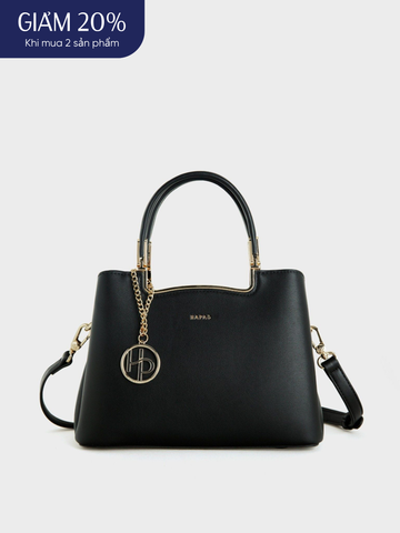 Túi Xách Tay Da Mịn Tag G Size 24 - Đen