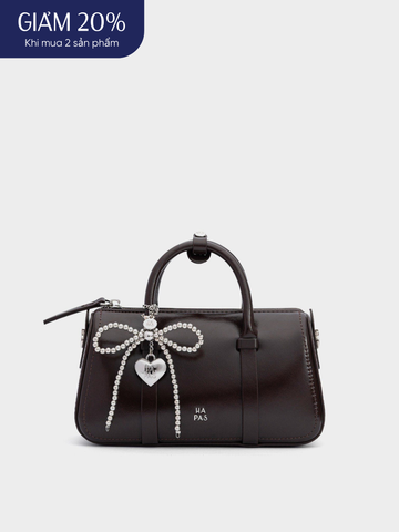 Túi Xách Tay Dáng Trống Tidy Mơ Size 22 - Nâu đậm