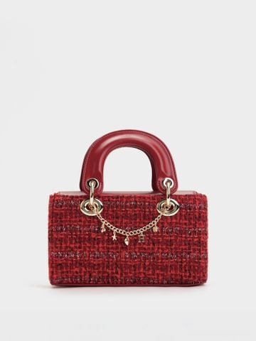 TXT Quai Đôi Dáng Hộp Quinx Sz 20 - Đỏ Tweed