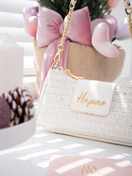 TDV Logo Cách Điệu Monet Sz 24 - Trắng Tweed