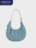  Túi Đeo Vai Hobo Dập Nổi Line Embossed 