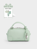  Túi Xách Tay Mini Dáng Hộp Lock Chic Size 19 