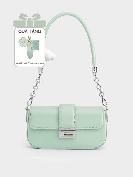 Túi Đeo Vai Đai Ngang C Chic Size 21 - Xanh Mint
