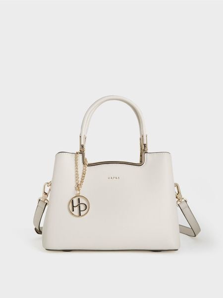 Túi Xách Tay Da Mịn Tag G Size 24 - Đen