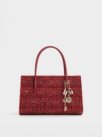 TXT Phủ Màu Tag Vuông Sz 21 - Đỏ Tweed