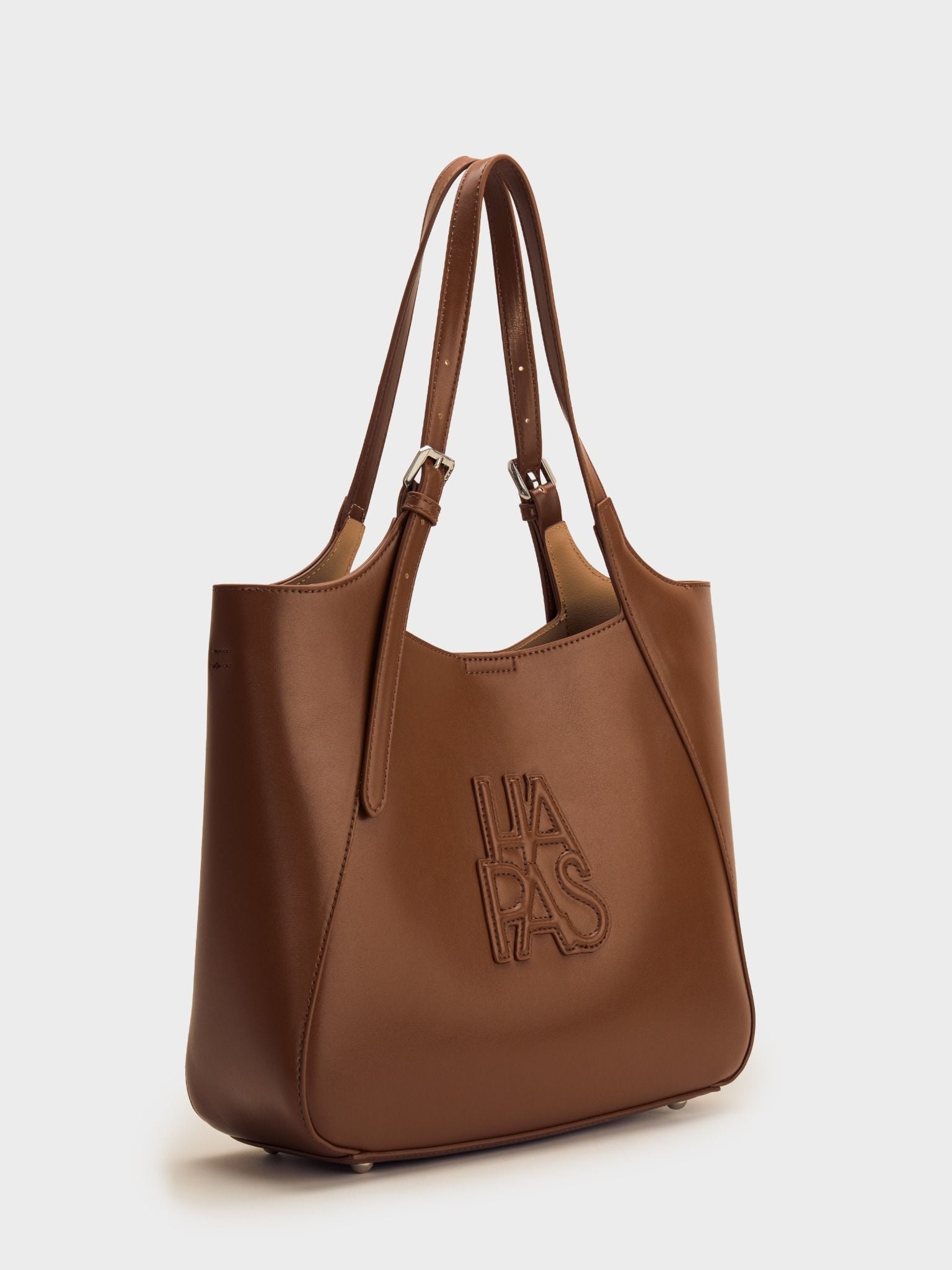  Túi Tote Dập Nổi Camel Size 33 