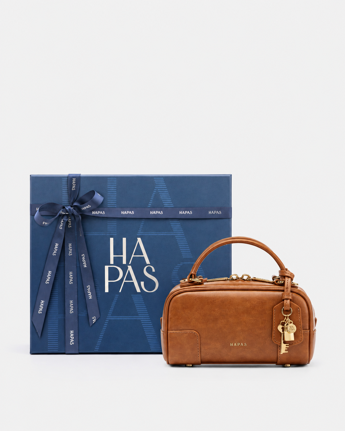 Túi Xách Tay Mini Dáng Hộp Lock Chic Size 19 