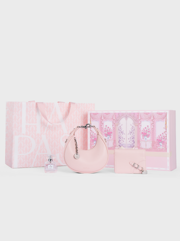 Bộ Quà Tặng Túi Xách Mini Hộp Thích Thích - Hồng