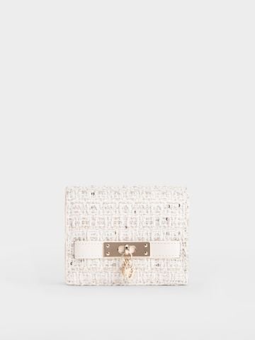 Ví Ngắn Đai Ngang Jody Sz 11 - Trắng Tweed