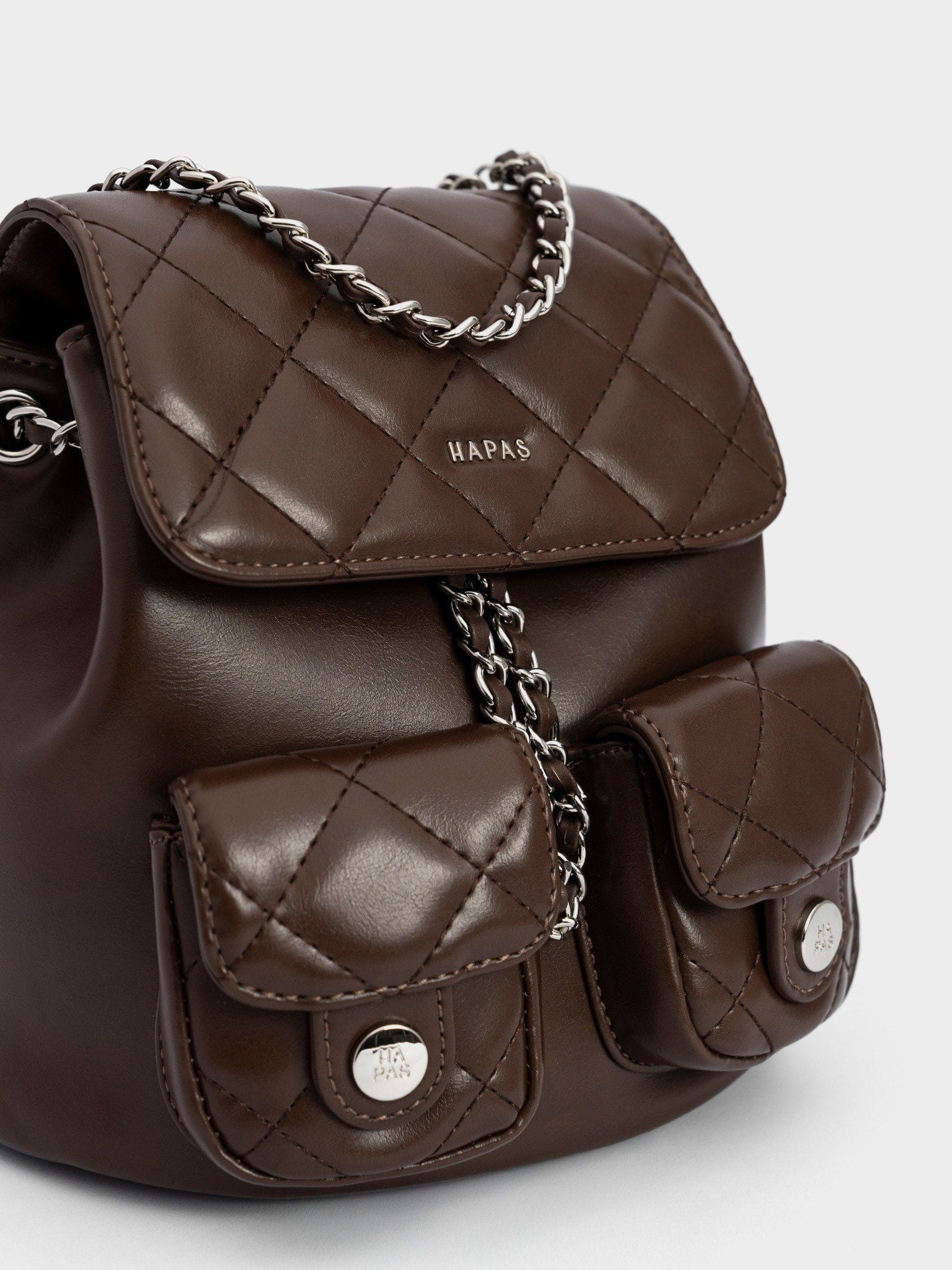  Balo Túi Hộp Ô Trám Chainy Size 19 