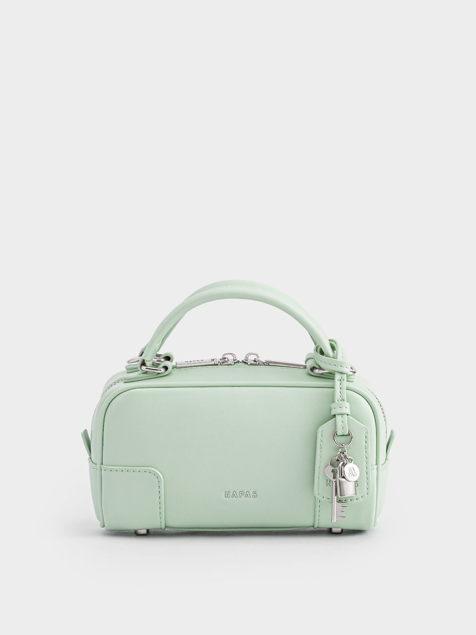  Túi Xách Tay Mini Dáng Hộp Lock Chic Size 19 