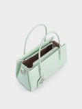 Túi Xách Tay Phủ Màu Tag Vuông Size 21 