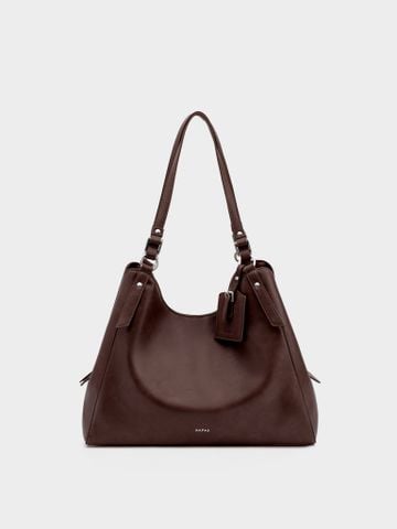 Túi Tote Kera Size 35 - Nâu đậm