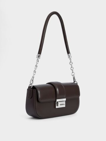 Túi Đeo Vai Đai Ngang C Chic Size 21 - Nâu đậm