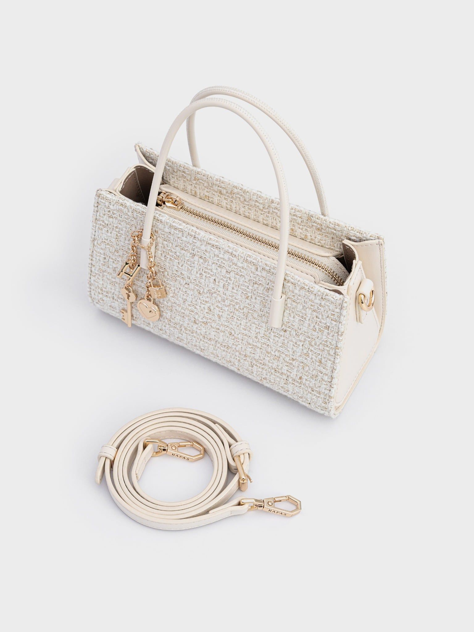  Túi Xách Tay Phủ Màu Tag Vuông Size 21 