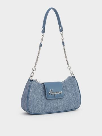 Túi Đeo Vai Logo Cách Điệu Monet Size 24 - Jean