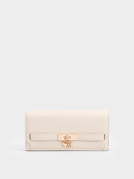 Ví Dài Clara Hand Wallet Size 19 - Trắng