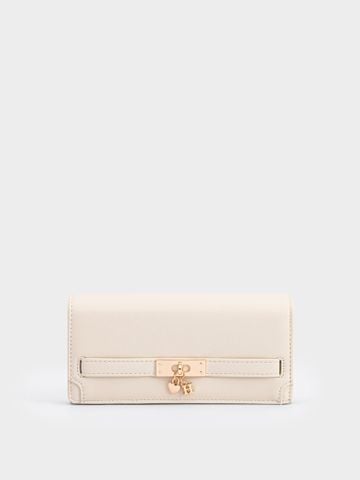 Ví Dài Clara Hand Wallet Size 19 - Trắng