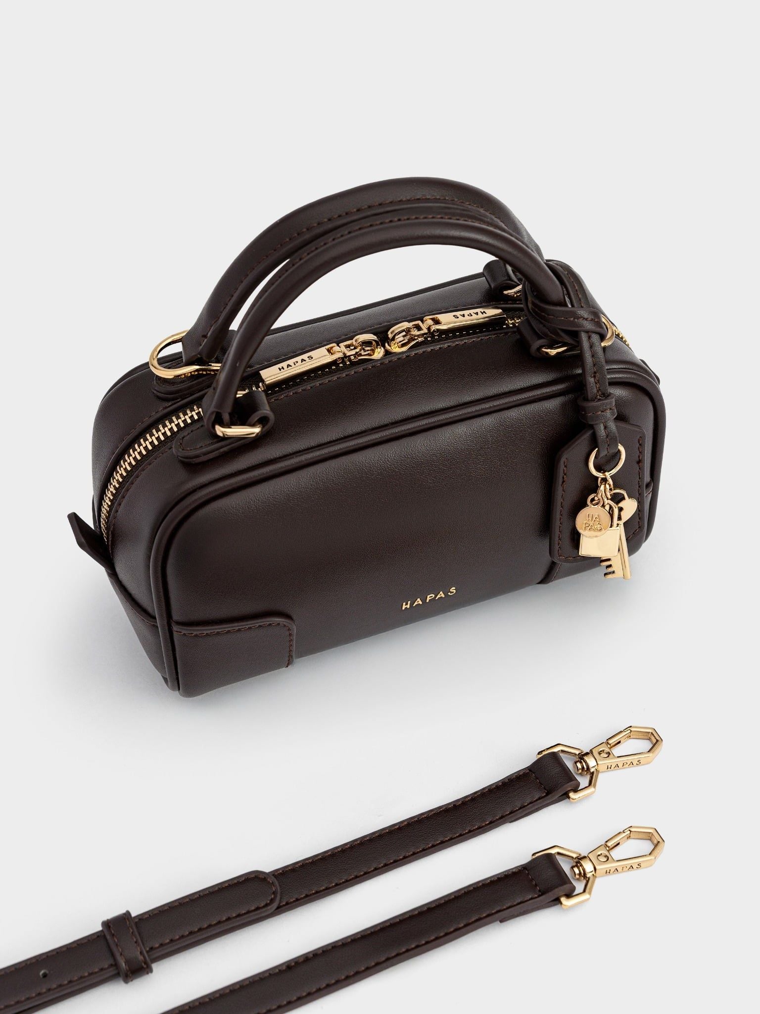  Túi Mini Dáng Hộp Lock Chic Size 19 