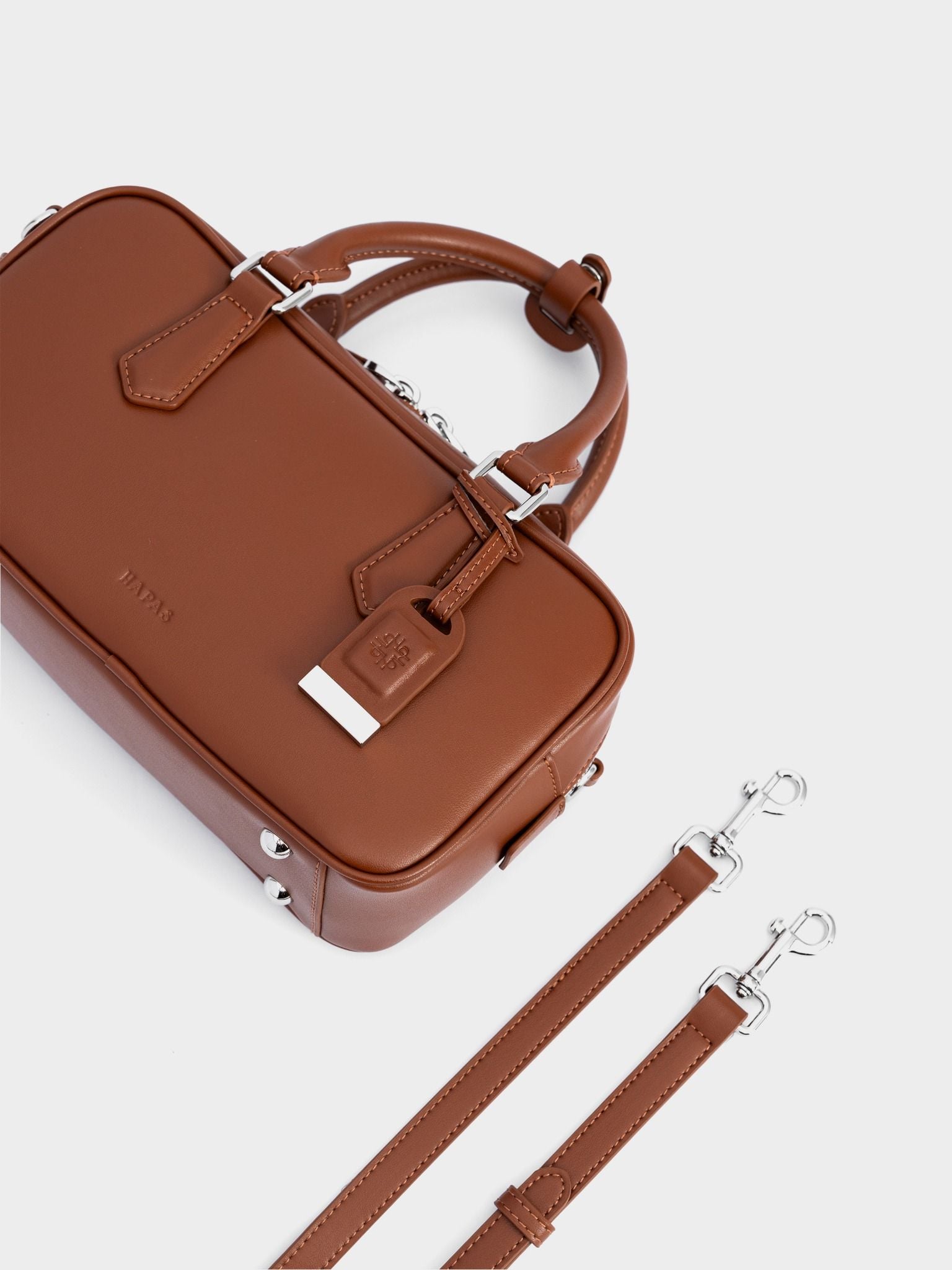  TXT Da Thật Dáng Trống Naomi Handbag Size 24 
