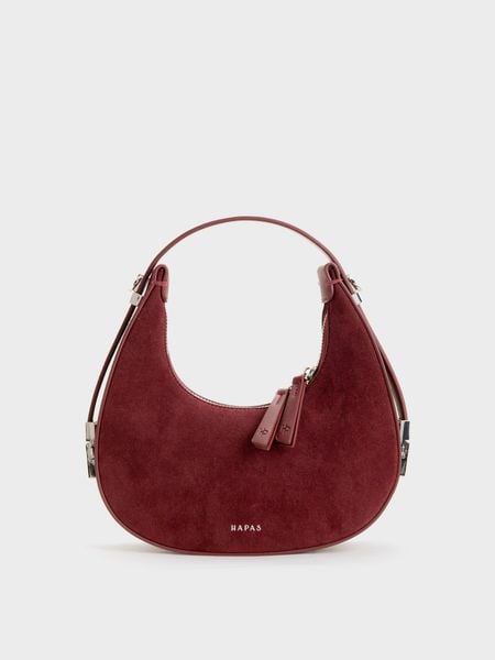 Túi Đeo Vai Hobo Đáy Tròn Size 22 - Đỏ