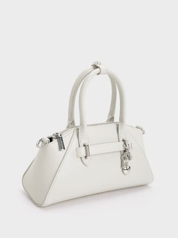 Túi Xách Tay Charm Tim Dearie Size 23 - Hồng