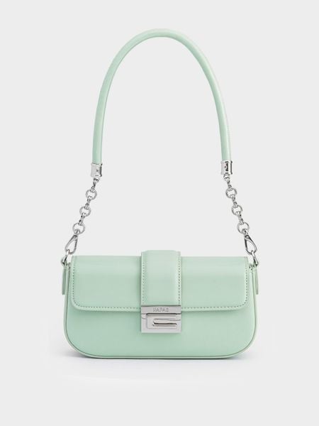 Túi Đeo Vai Đai Ngang C Chic Size 21 - Xanh Mint