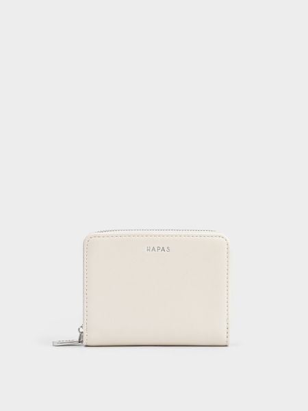 Ví Nữ Ngắn Nắp Gập Imee Size 11 - Trắng