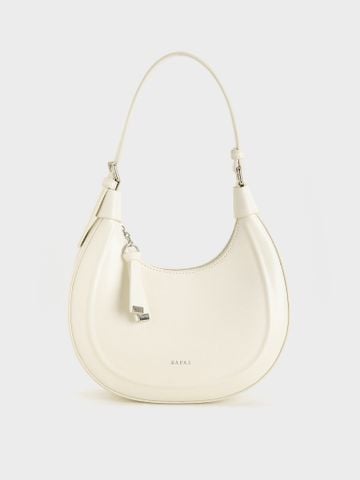 TDV Hobo Dập Nổi Line Embossed - Trắng