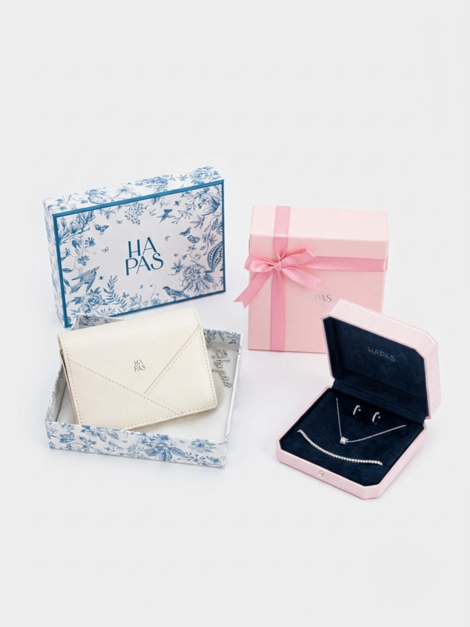Combo Hộp Lấp Lánh x Ví Darling Trắng - Quà Tặng