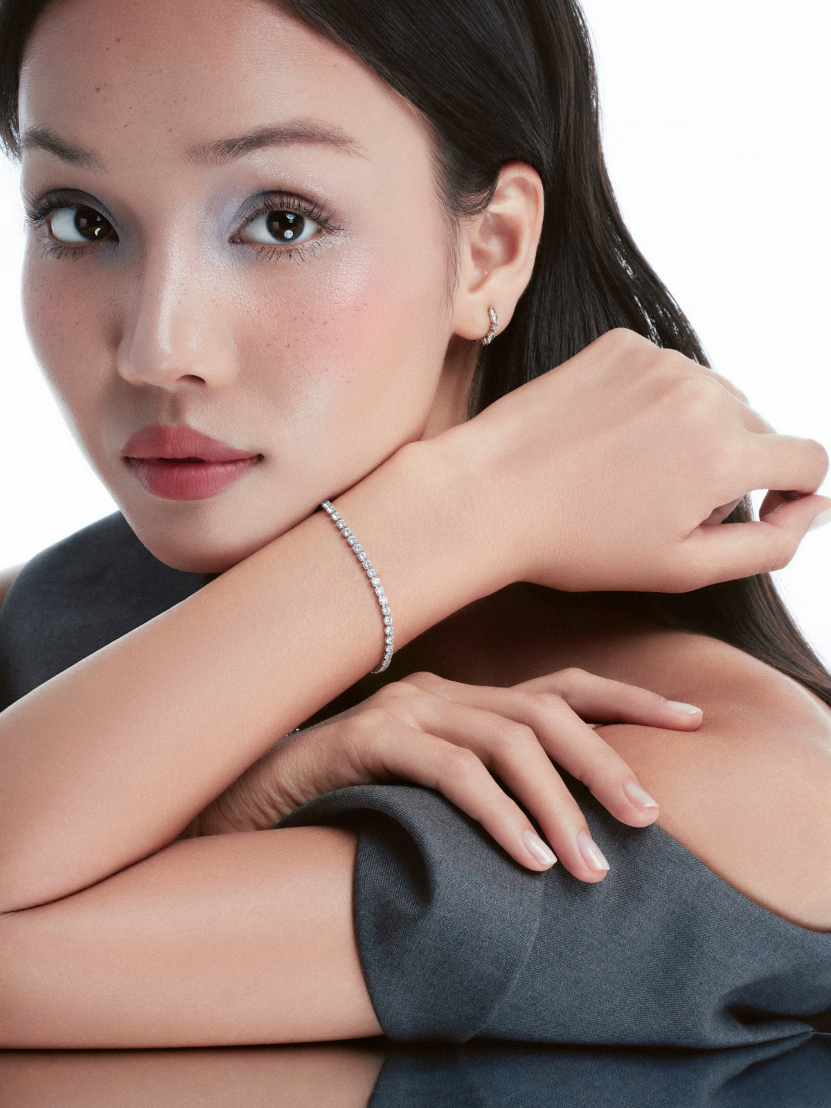 Vòng Tay Musee Tennis - Silver - Mạ bạch kim