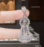  Mặt Dây Hình Phật Đính Kim Cương 