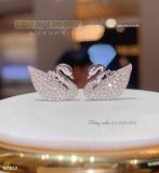  Bông Tai Thiên Nga Đính Kim Cương 