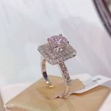  Nhẫn Nữ ổ Halo Vuông 