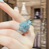  Nhẫn Nữ Ổ Hoa Kim Cương 