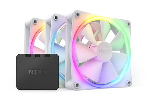 Bộ 3 Fan NZXT F120RGB Kèm Điều Khiển - 120mm RGB Fans - Triple (Màu Trắng) RF-R12TF-W1