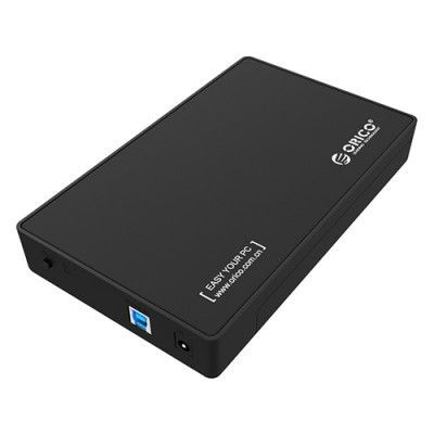 Hộp đựng ổ cứng 3.5/2.5 ORICO 3588US3, kết nối USB 3.0, chất liệu nhựa. (Đen)