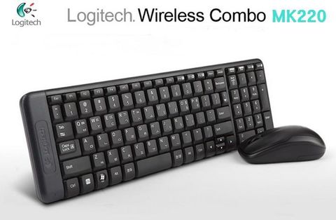 Bộ chuột bàn phím chuột wireless Logitech MK220