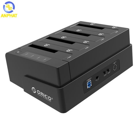 Đế ổ cứng ( Docking ) 4 ổ cứng, kết nối USB 3.0 ORICO 6648US3-C (Đen)