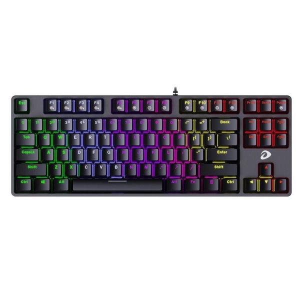 Bàn phím cơ DAREU EK87 Wire Black Blue Switch