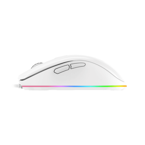 Chuột máy tính DAREU EM908 Wired USB 600-6000dpi White RGB
