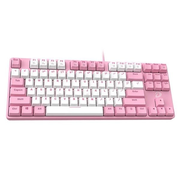 Bàn phím cơ DAREU EK87 Wire Pink White Brown Switch