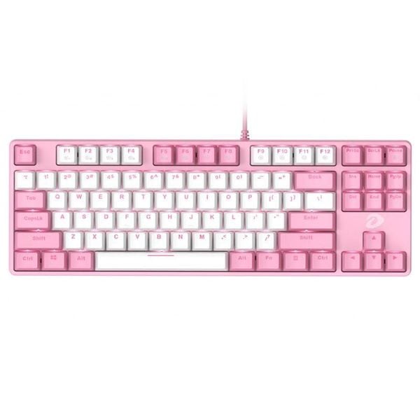 Bàn phím cơ DAREU EK87 Wire Pink White Brown Switch