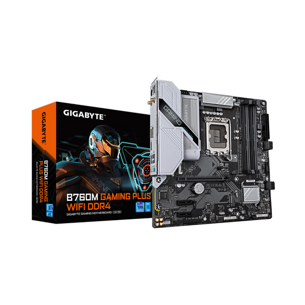 Bo mạch chủ GIGABYTE B760M GAMING PLUS WIFI DDR4