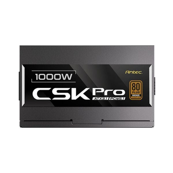 Nguồn máy tính ANTEC CSK1000 PRO EC 80 Plus Bronze, 1000W, ATX3.1, PCIE 5.1, 1000W, Semi-Modular
