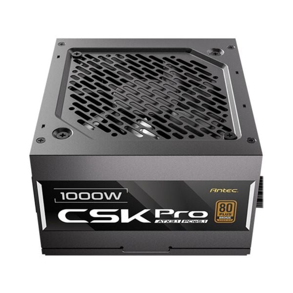 Nguồn máy tính ANTEC CSK1000 PRO EC 80 Plus Bronze, 1000W, ATX3.1, PCIE 5.1, 1000W, Semi-Modular